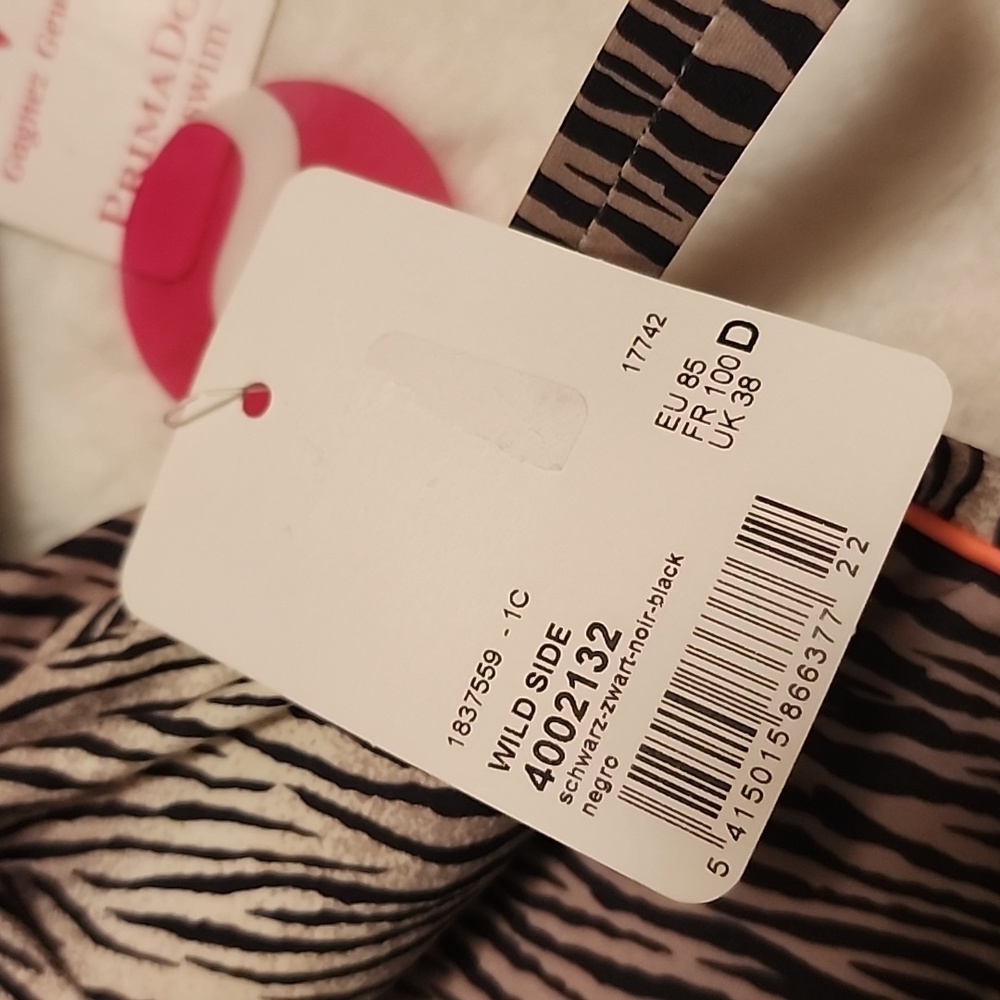 NWT PRIMA DONNA SWIM WILD SIDE. - Picture 4 of 11